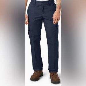 Dickies flex men cargo regular fit straight leg pants size 40x30 black
